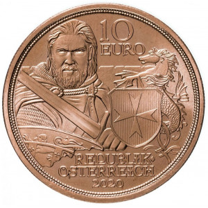 10 Евро Австрия Рыцарские сказки - Стойкость (2020 года)